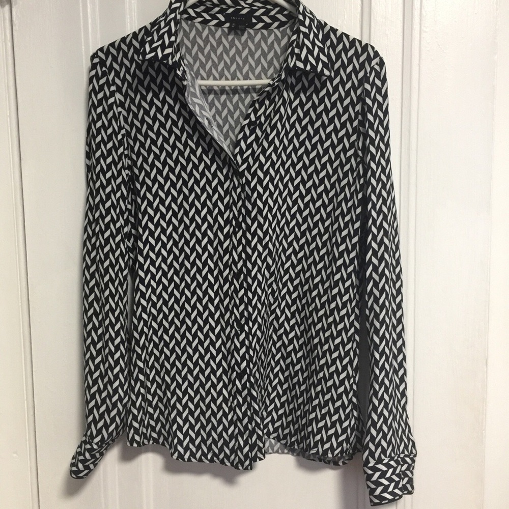 Theory Silk Blouse